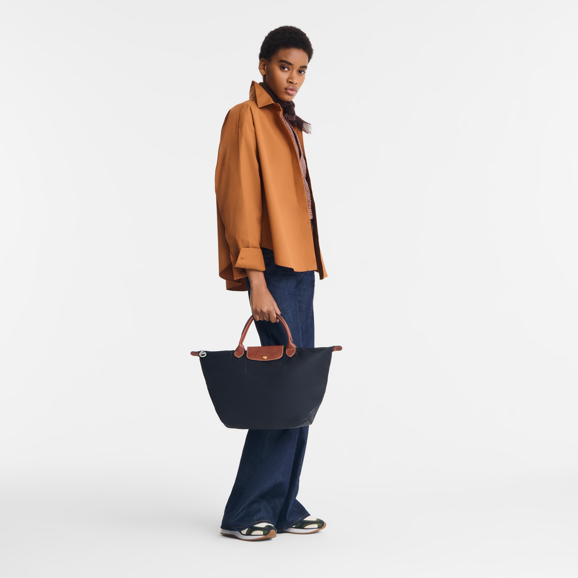 ル プリアージュ® オリジナル M トップハンドルバッグ 黒 - リサイクル