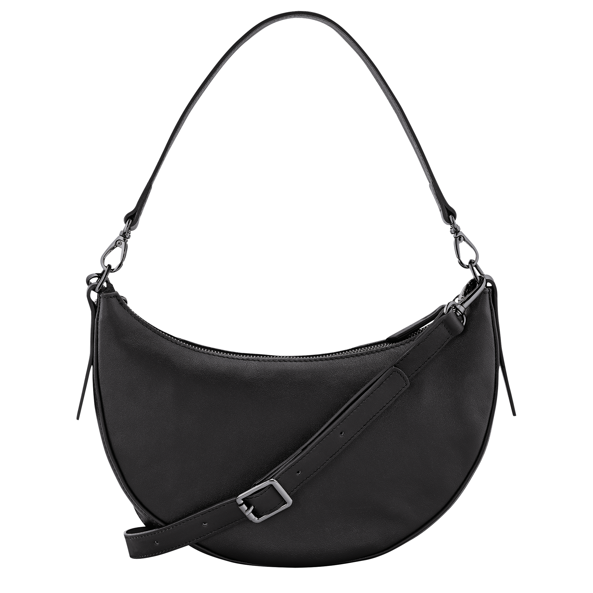 ロンシャン3D S クロスボディバッグ 黒 - レザー | ロンシャン JP