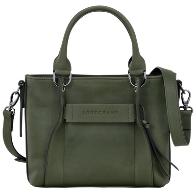 Longchamp 3D S Handbag Khaki - Leather | Longchamp US