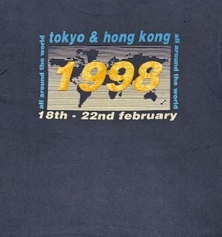 1998 OASIS / TOKYO & HONG KONG / S/S TEE｜Tシャツ専門のビンテージ