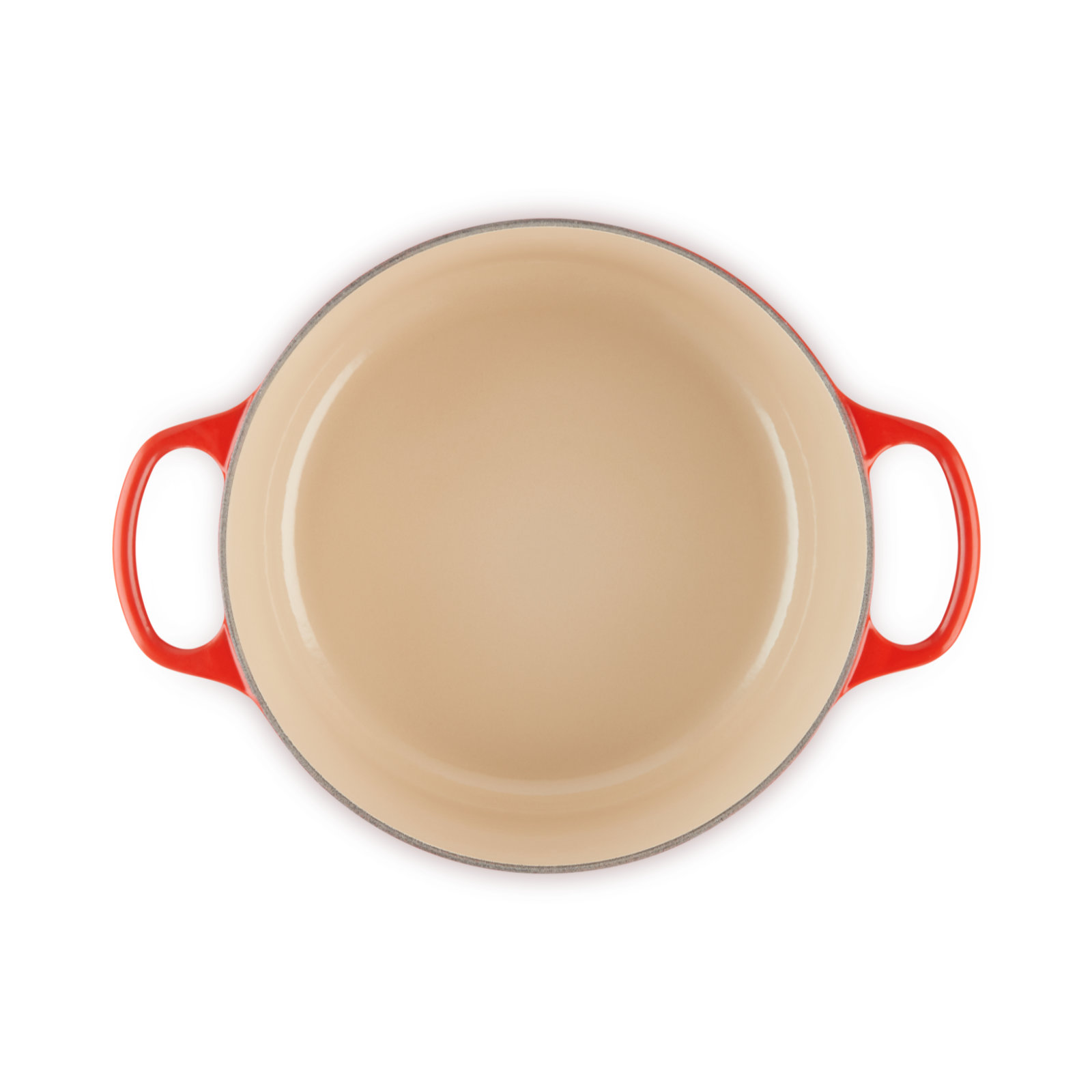 シグニチャー ココット・ロンド 24cm チェリーレッド (シルバーツマミ