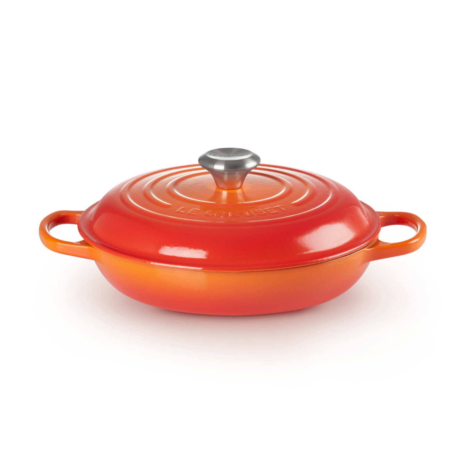 シグニチャー ビュッフェ・キャセロール 26cm オレンジ (シルバー