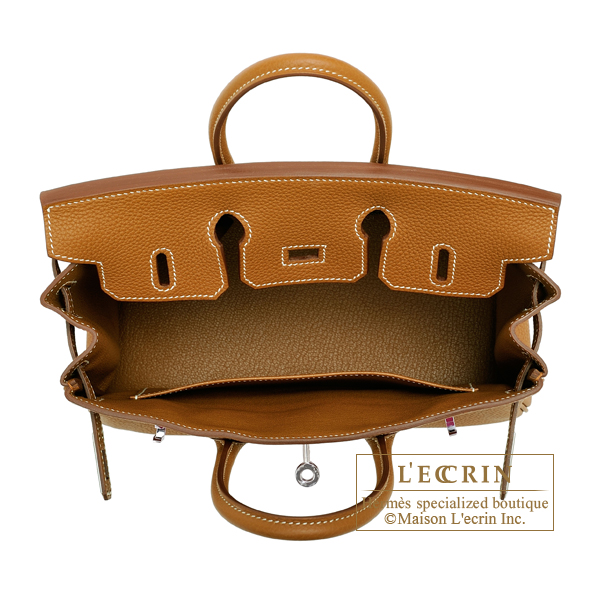 エルメス バーキン25 ゴールド トゴ シルバー金具 | エルメス