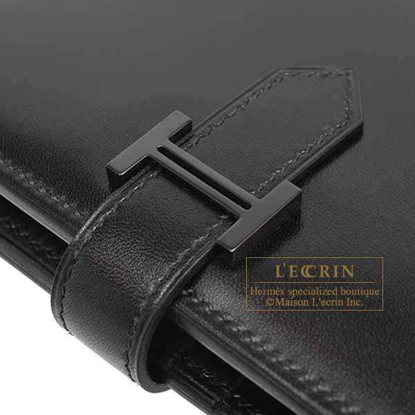 エルメス ベアンコンパクトモノクローム ソーブラック ブラック
