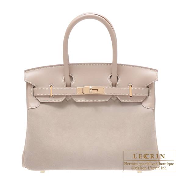 エルメス バーキン30 アルジル グリズリー/スイフト シャンパン