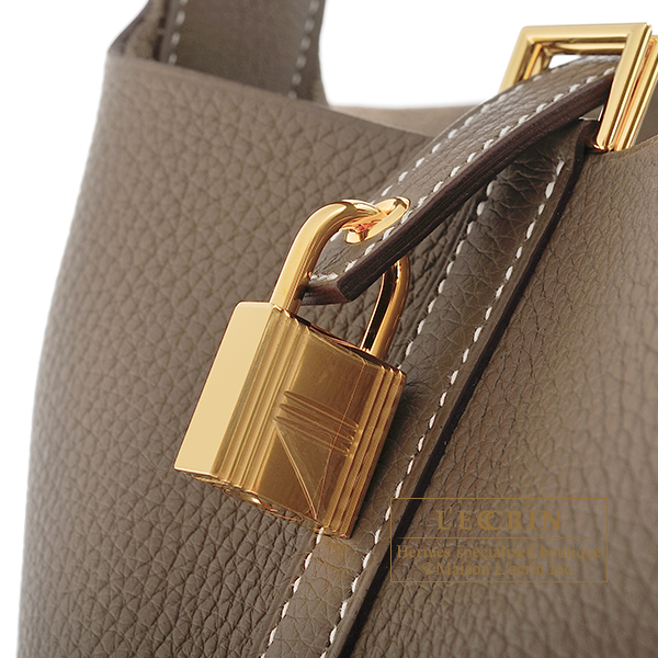 エルメス ピコタンロック22/MM エトゥープ トリヨンクレマンス