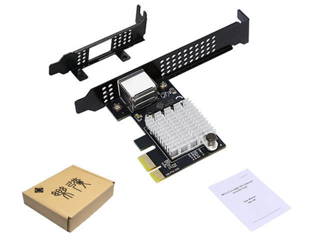 Lekuo PCIe4.0 x1 10G Network Card | Realtek RTL8127 | Low Power