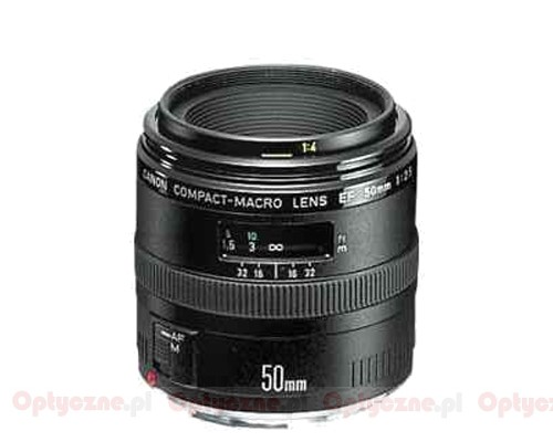 Canon EF 50 mm f/2.5 Compact Macro - LensTip.com