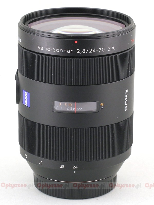 Sony Carl Zeiss Vario Sonnar 24-70 mm f/2.8 T* SSM - LensTip.com