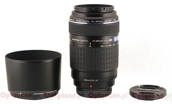 Olympus Zuiko Digital ED 70-300 mm f/4.0-5.6 review - Build