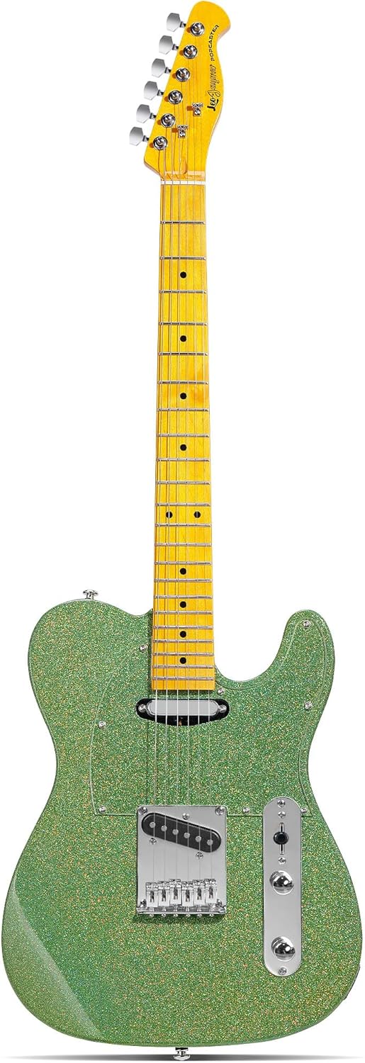 Leo Jaymz Electric Guitar in Sparkle Color - High Gloss Mahogany