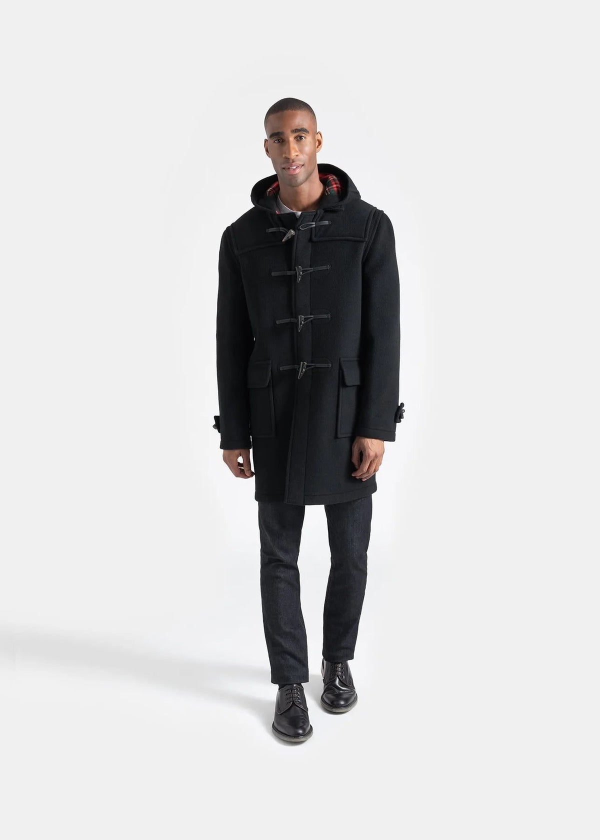 Gloverall Morris Duffle Coat Black – Leonard Silver