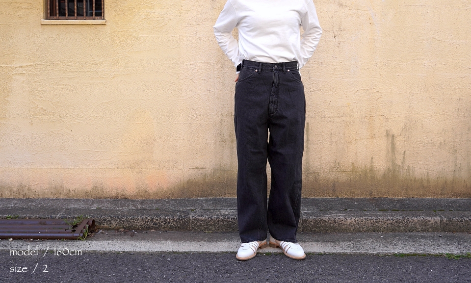 CIOTA シオタ Denim Painter Pants ＜ミディアムブラック＞ 商品詳細
