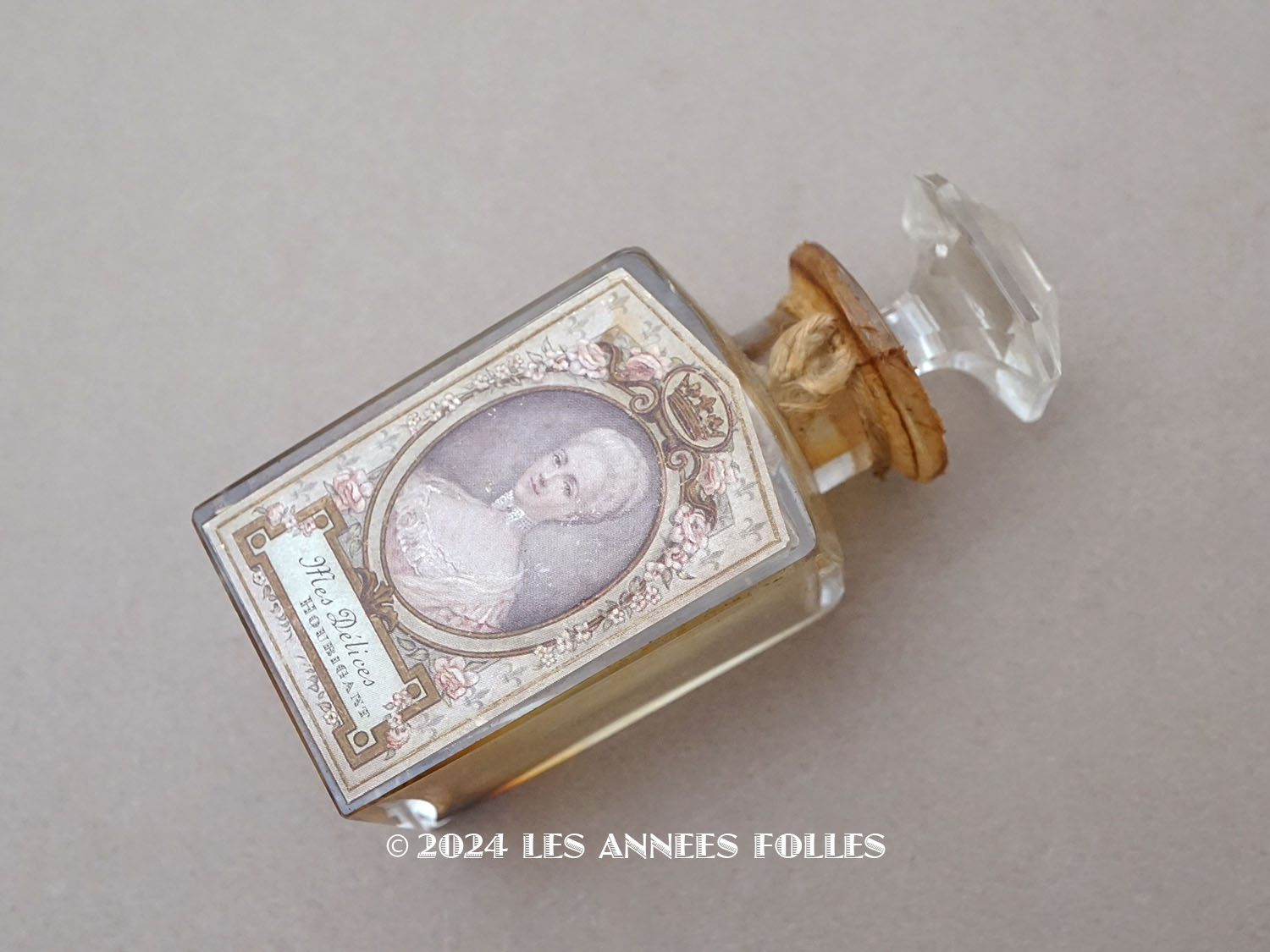 1904年 アンティーク パフュームボトル バカラ社 クリスタル製 マリー