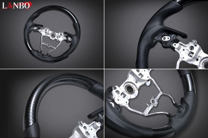 LANBO オリジナルステアリング ガングリップ ［RAV4 50系]