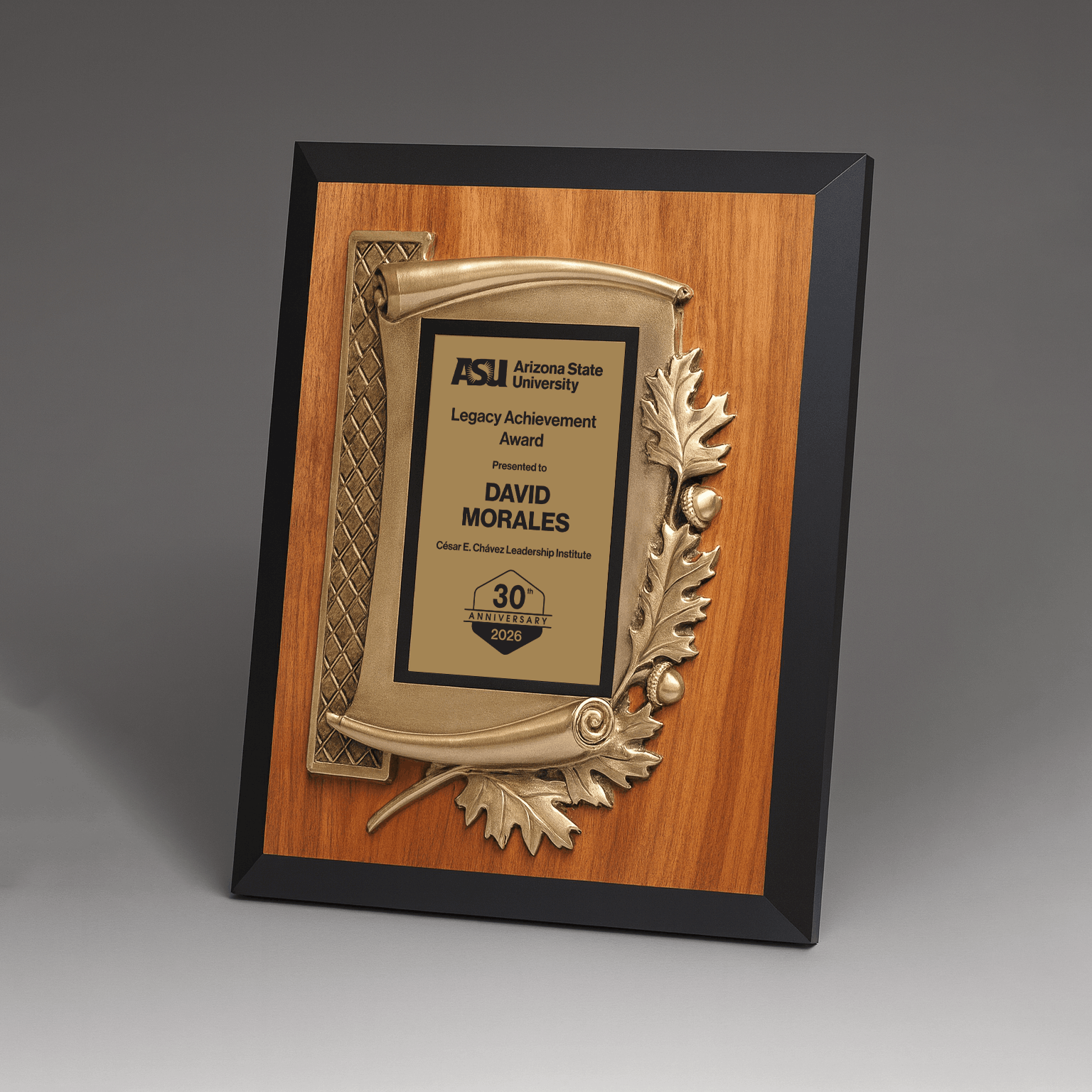 Acorn Style Frame Plaque