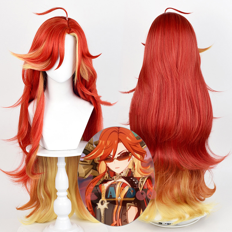 原神 Genshin げんしん マーヴィカ-Mavuika コスプレウィッグ ネット