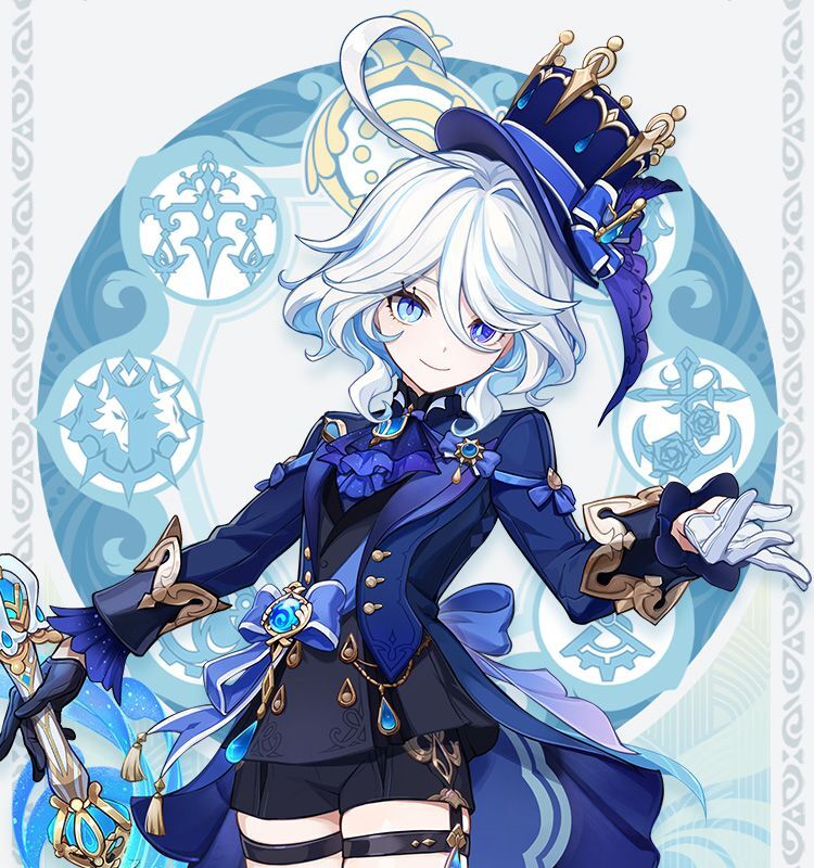 原神 Genshin フリーナ/Furina フォカロルス/Focalors 黒Ver コスプレ