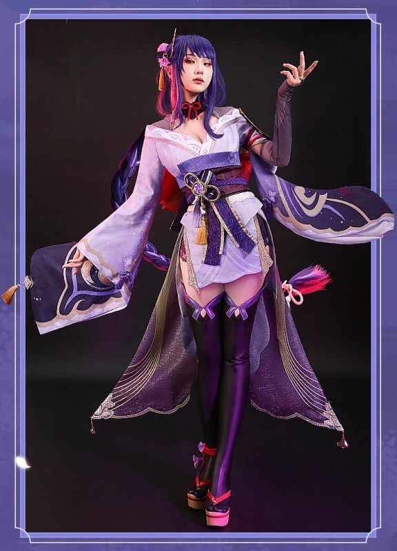 三分妄想1/3Delusion】原神 Genshin 雷電将軍 リメイク版 コスプレ衣装