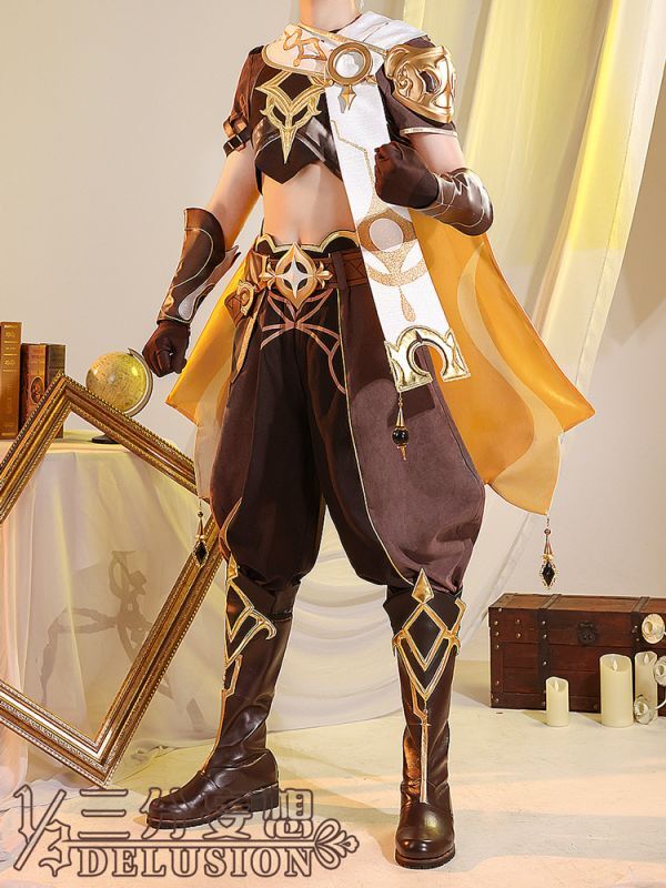 三分妄想1/3Delusion】原神 Genshin 旅人空-Aether コスプレ衣装