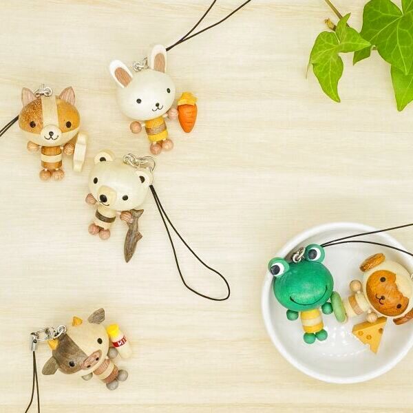 動物キャラクター ストラップ 39体セット 動物キャラクター ストラップ