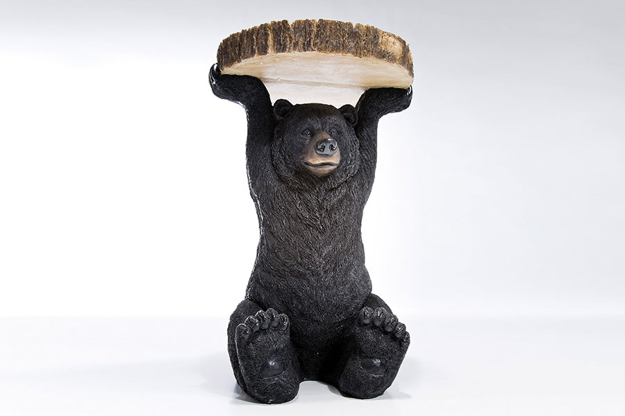 アニマルサイドテーブル ベア - サイドテーブルの通販 ｜リビング