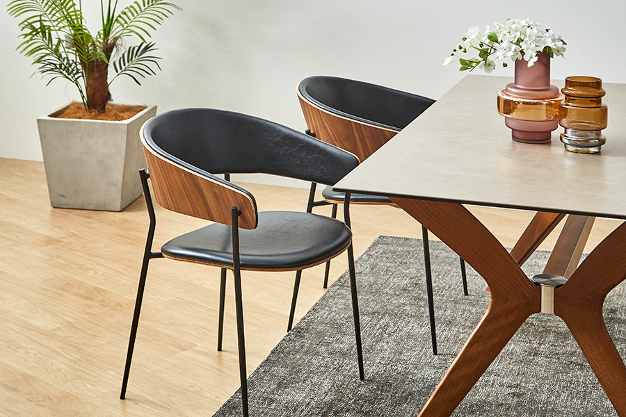 CRIB（クリブ）チェア（ウォールナット） * - ダイニングチェアの通販