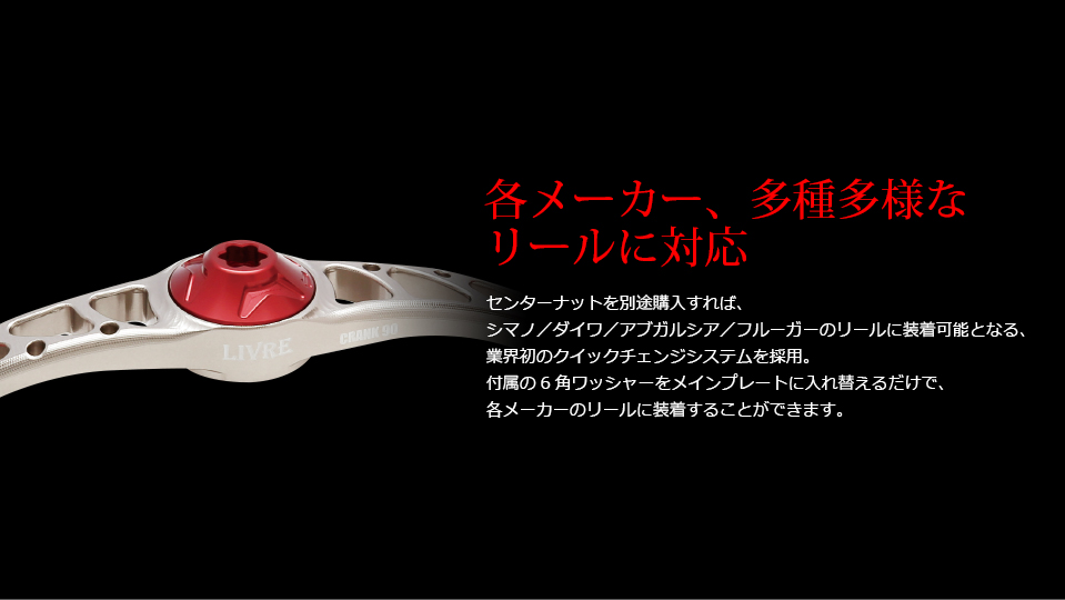 CRANK 90（クランク 90）｜ベイトリール｜カスタムリールハンドル