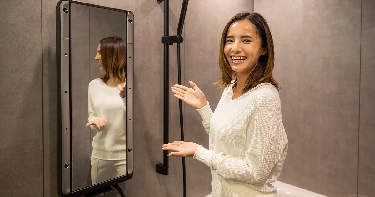 体験インタビュー 佐野千晃｜LIXILボディハグシャワー