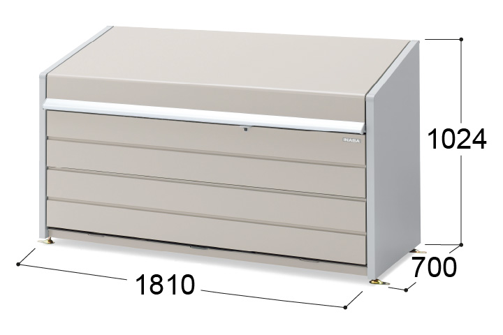 イナバ物置） ゴミ保管庫：ダストボックス ミニ ［DBN-187］ 【LIXIL