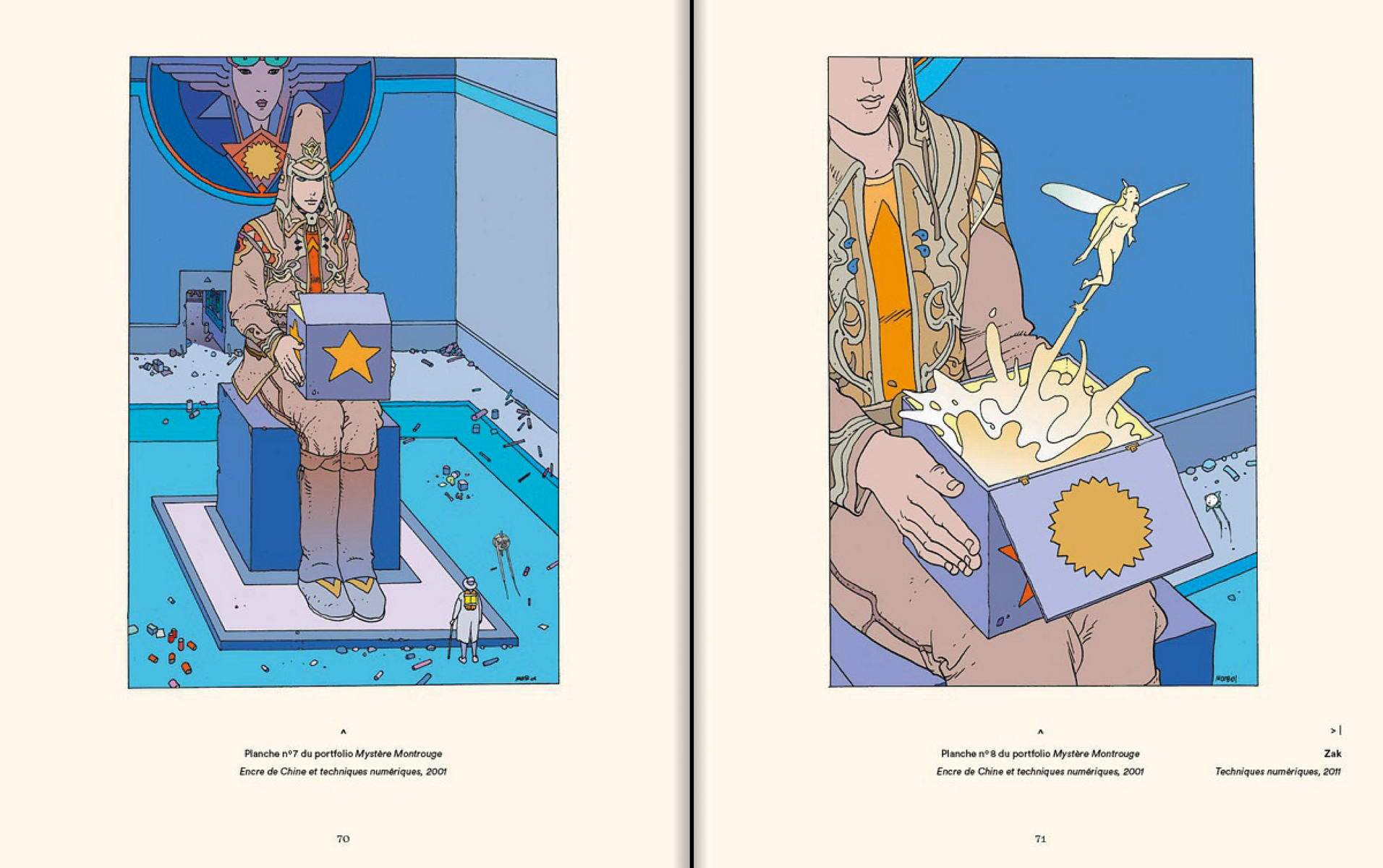 Moebius - Arzak artbook - Moebius little Panthéon