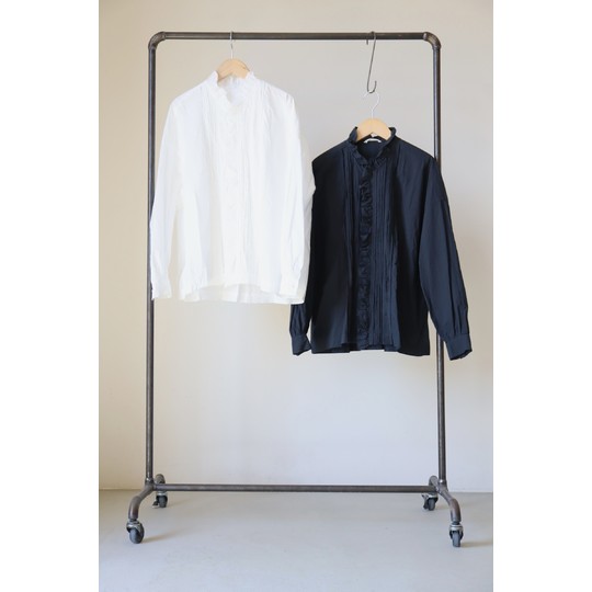 TOUJOURS公式通販 トゥジュ―正規取扱店 TOUJOURS/Lace Pin Tuck Ruffle