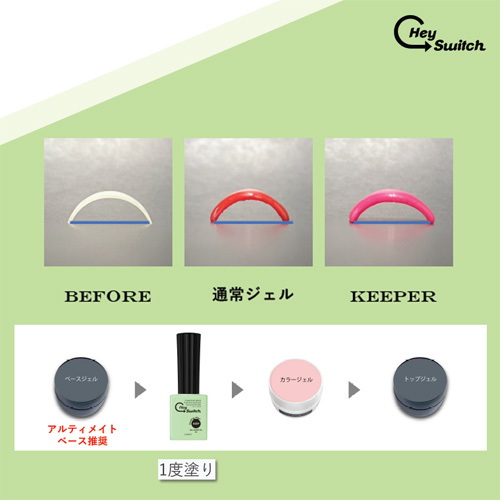 DIAMI | Hey Switch ネイルキーパージェル 10mL | ライフビューティー