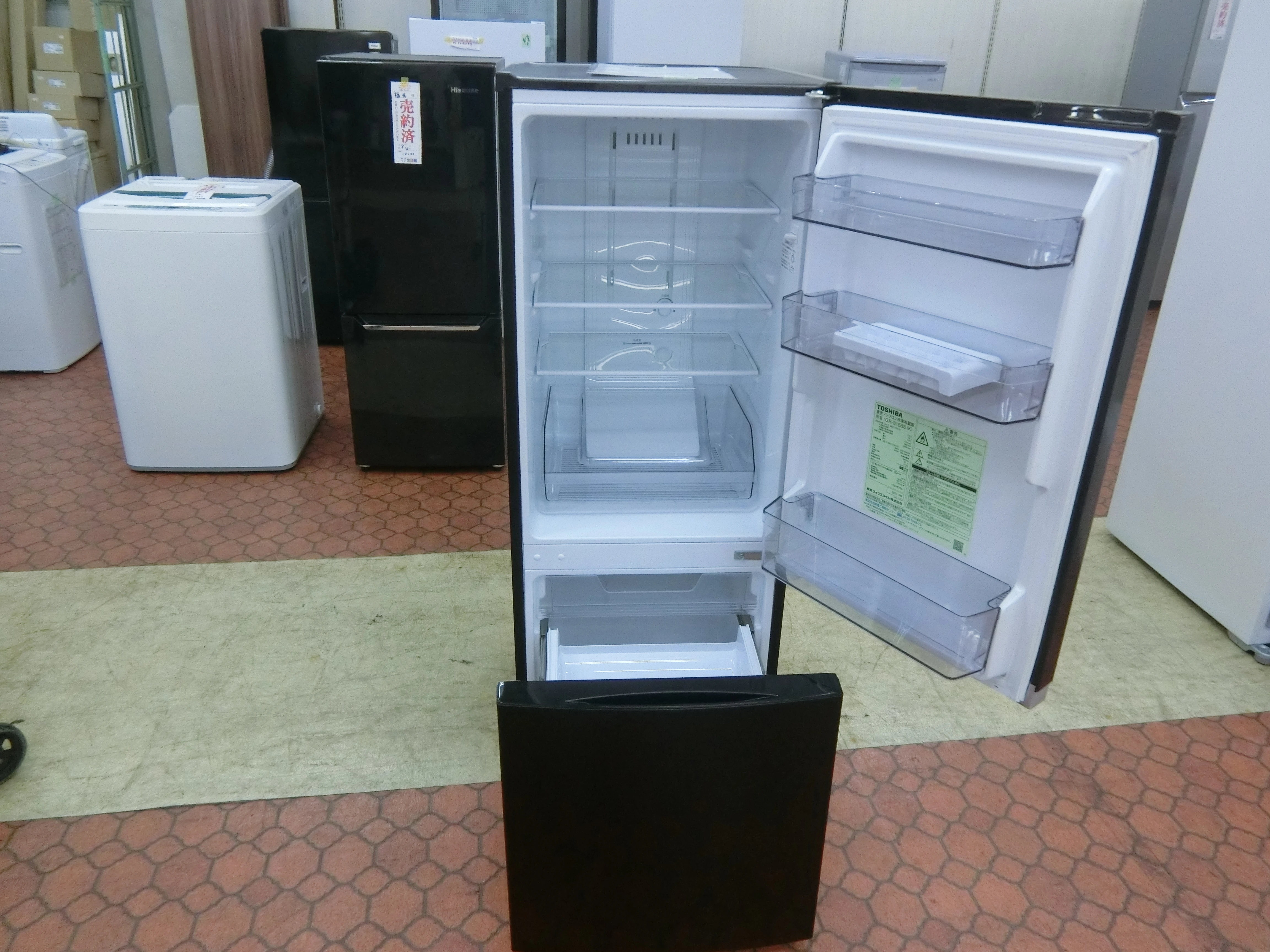 OE122712 トウシバ 153L 冷蔵庫 一人暮らし 小型 東芝 - OE122712