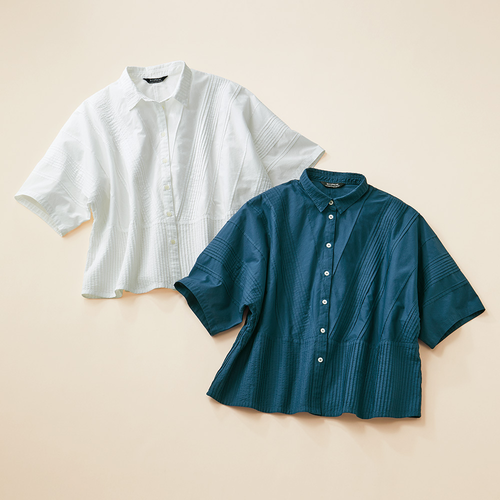 ヤッコマリカルド ドルマンスリーブピンタックブラウス | ライトアップ