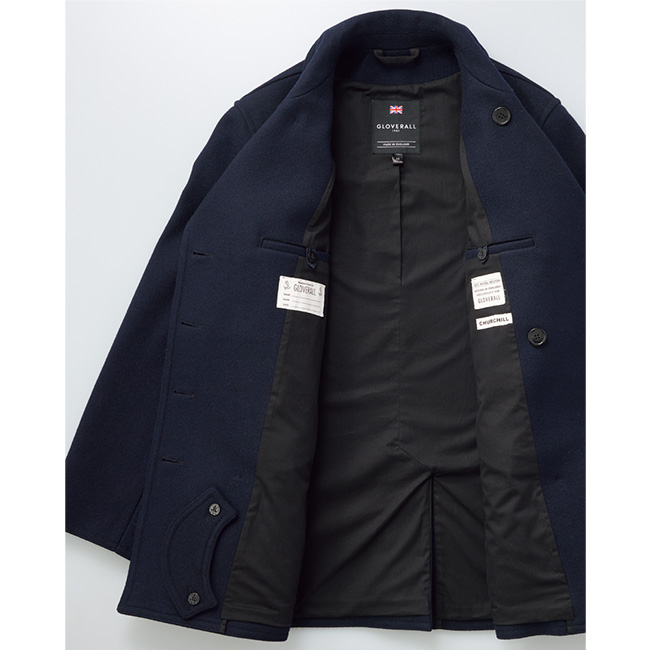 グロヴァオール ウールメルトンピーコート／チャーチル | ライトアップ