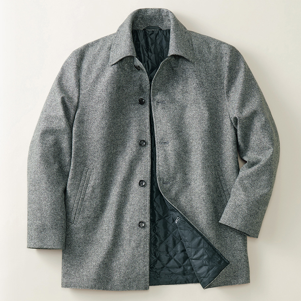 セイ 1927 ウールカシミヤ混中わた入りアウタージャケット | ライト