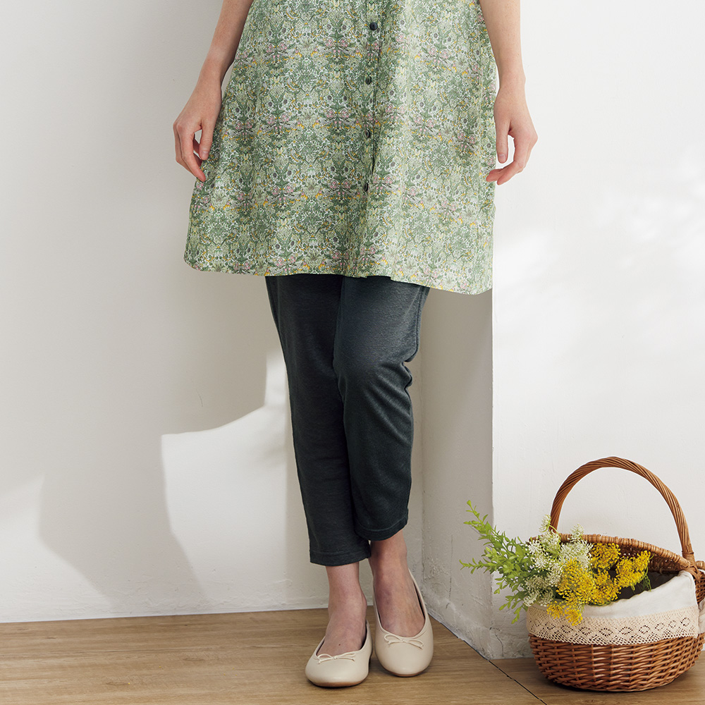 ノフル リネンジャージーレギンス／九分丈／当社限定モデル | ライト