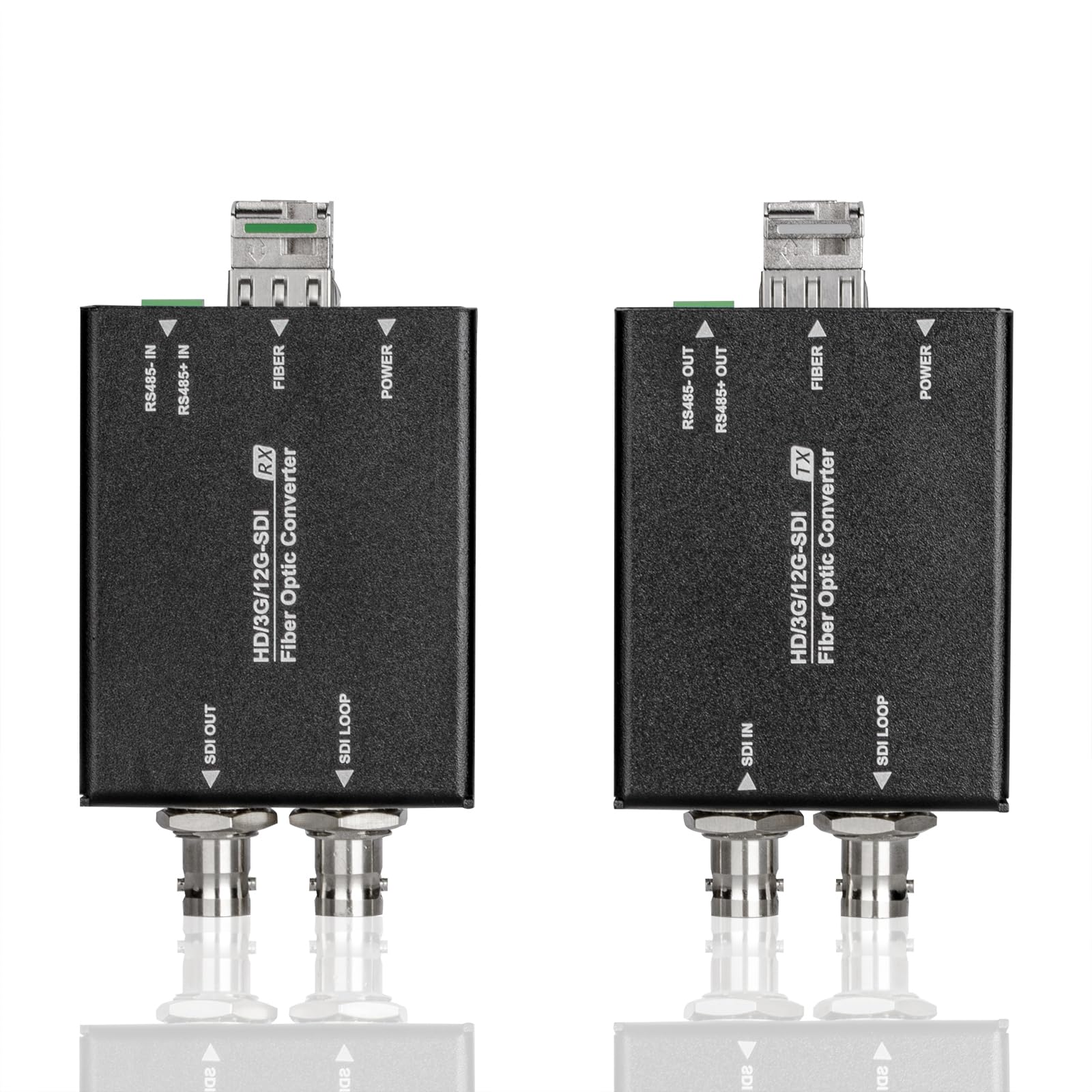 Mini 12G-SDI Video to Fiber Optic Converters with SFP – LightOptics®