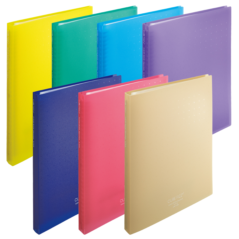 CUBE FIZZ クリヤーブック＜ポケット交換タイプ＞ - 株式会社リヒトラブ