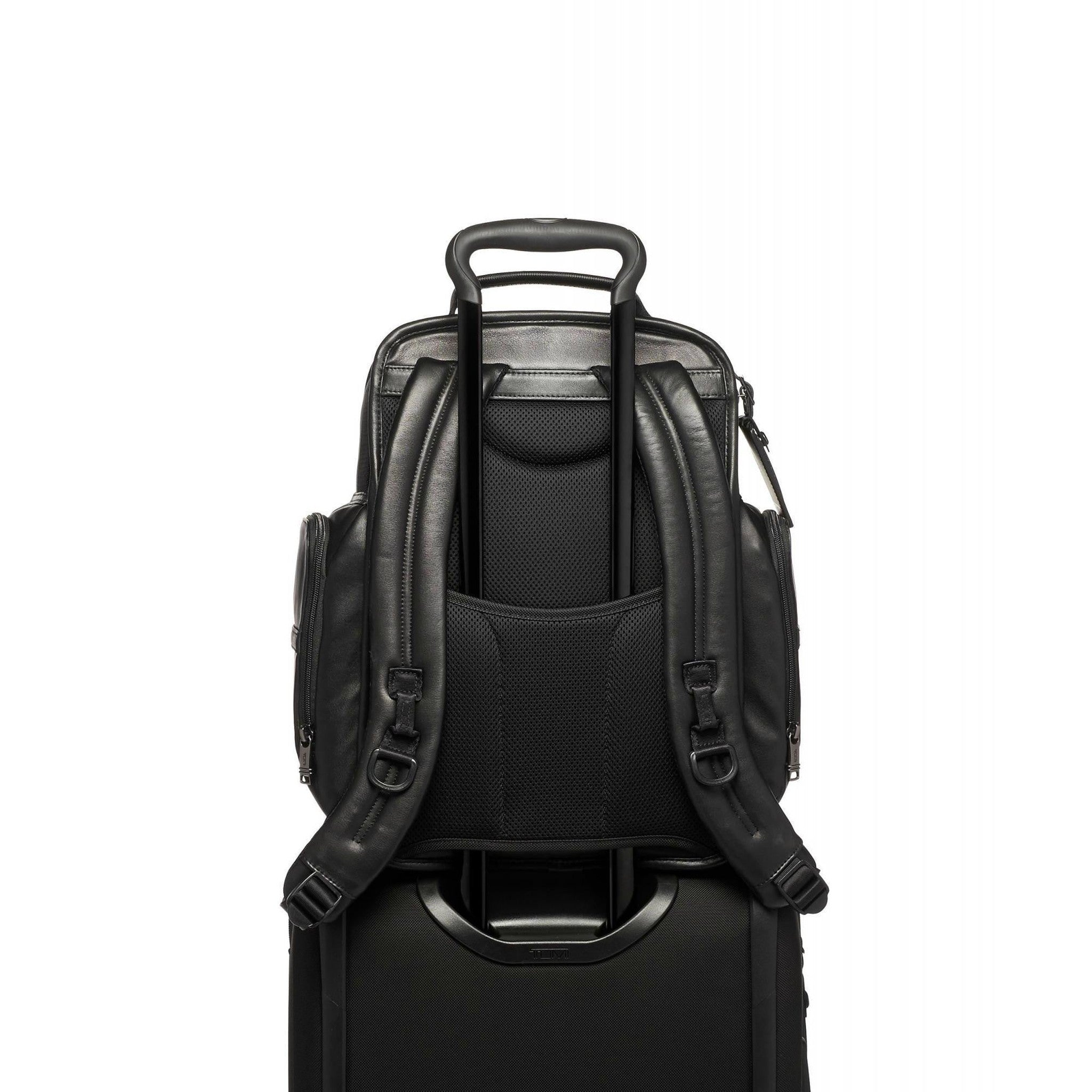 TUMI Alpha 3 Leather Brief Pack – Luggage Pros