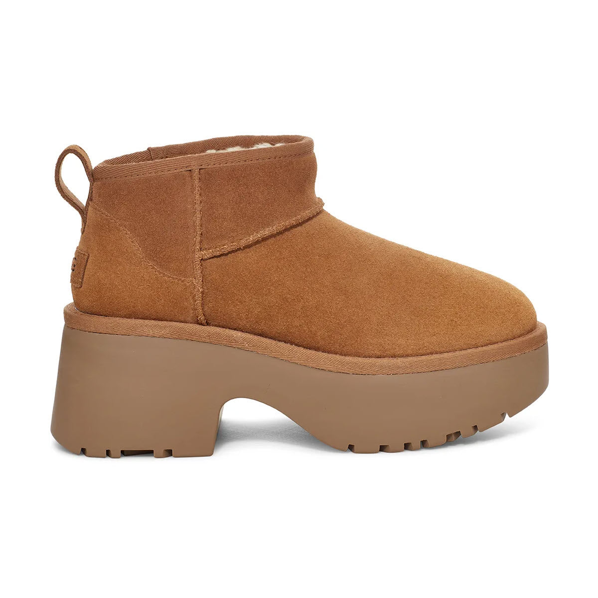 UGG CLASSIC ULTRA MINI NEW HEIGHTS CHESTNUT - WOMENS - Lamey