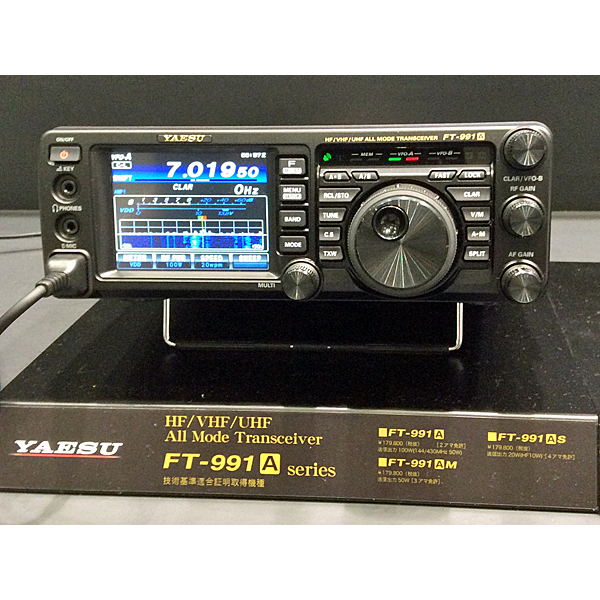 送料無料】 FT-991AM 50W YAESU HF/VHF/UHF（1.8MHz帯～430MHz帯