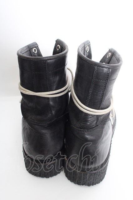 Moonage Devilment(清春) ブーツ.nil admirari コラボレザーレース