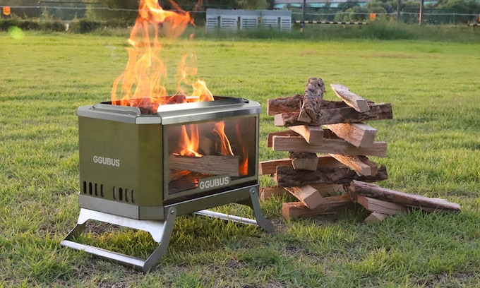 日本初上陸！ 調理もできる二次燃焼焚火台がマクアケで独占販売を開始