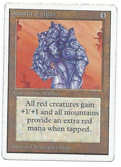 Unlimited Gauntlet of Might | Magic the Gathering MTG Singles Pimp