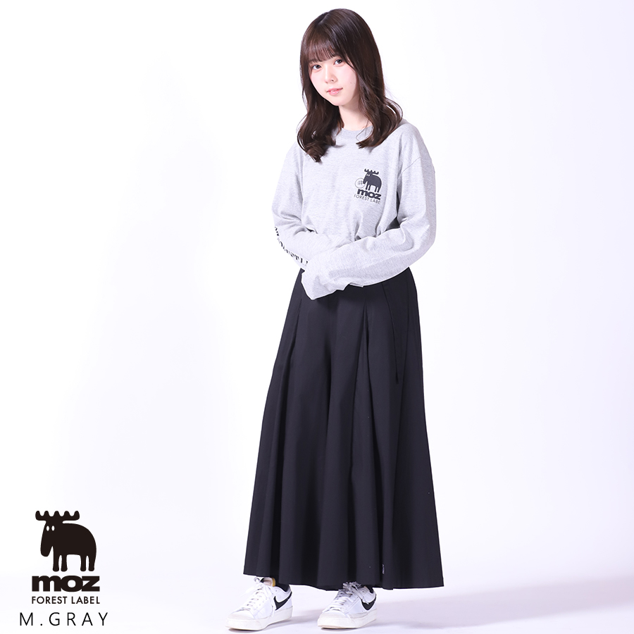 上田桃夏×moz FOREST LABEL コラボ長袖Tシャツ