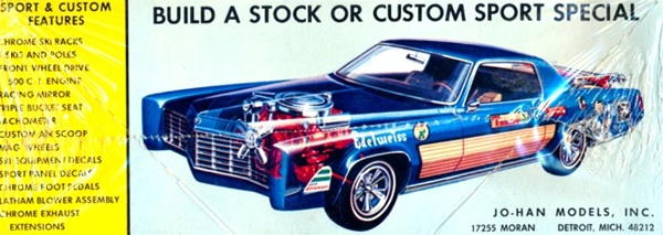 1970 Cadillac Eldorado (2 'n 1) (1/25) (fs) mint original c. 1970