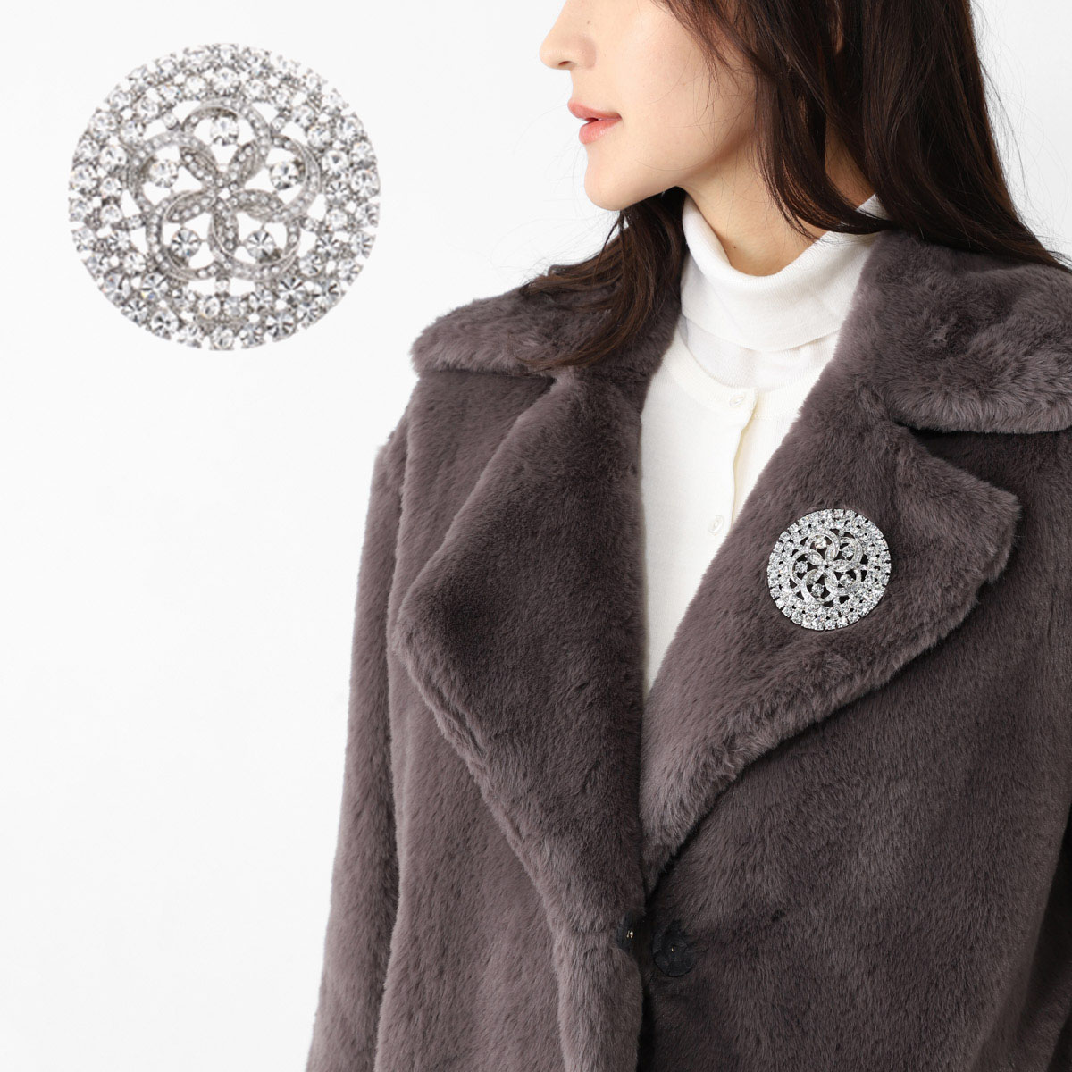 ウィークエンドマックスマーラ WEEKEND Max Mara ブローチ CIVADA