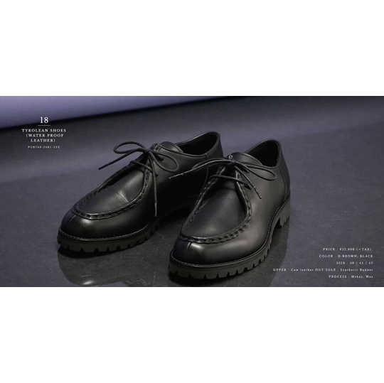 PADRONE,パドローネ,TYROLEAN SHOES,WATERPROOFLEATHER
